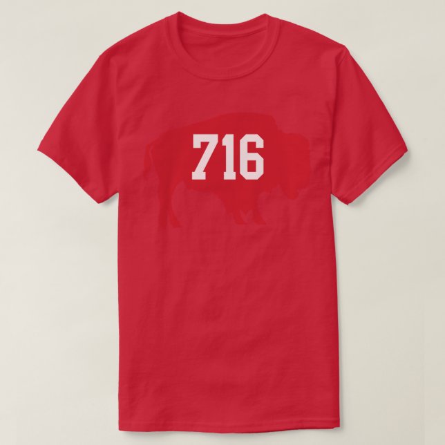 716 Red T-Shirt (Design Front)