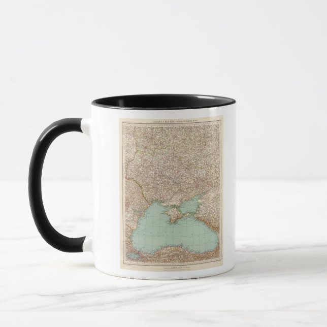 7172 Ukraine, Black Sea Mug (Left)