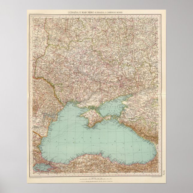 7172 Ukraine, Black Sea Poster (Front)