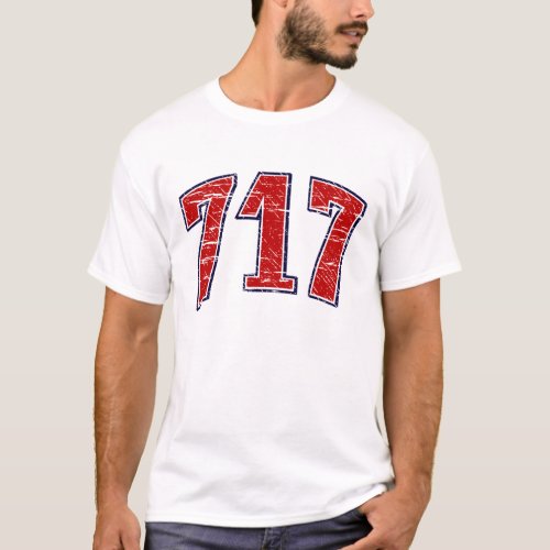 717 Area Code T_shirt