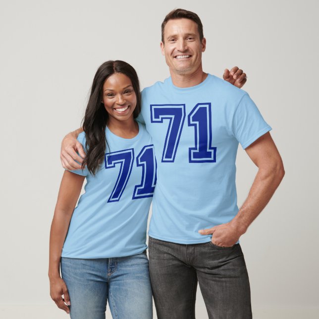 71 - number T-Shirt (Unisex)
