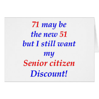 71 Senior Citizen Cards