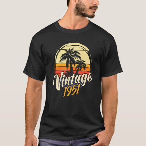 71st  Birthday Vintage 1951 T_Shirt