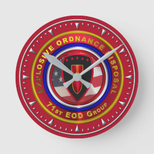 71st EOD GROUP Round Clock