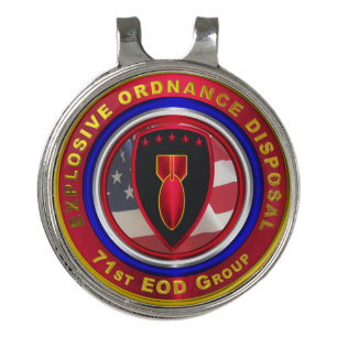 71st Explosive Ordnance Disposal Group Golf Hat Clip