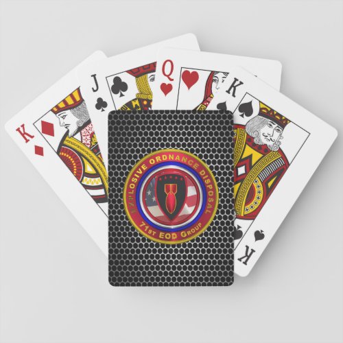 71st Explosive Ordnance Disposal Group  Playing Cards