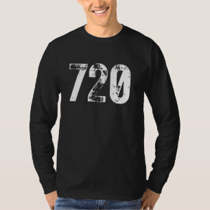 720 Area Code Denver CO Mobile Telephone Area Code T-Shirt