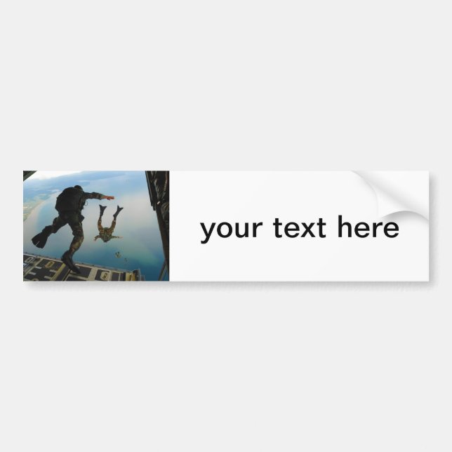 720h Special Tactics Group Jumping Out of Planet Bumper Sticker (Front)