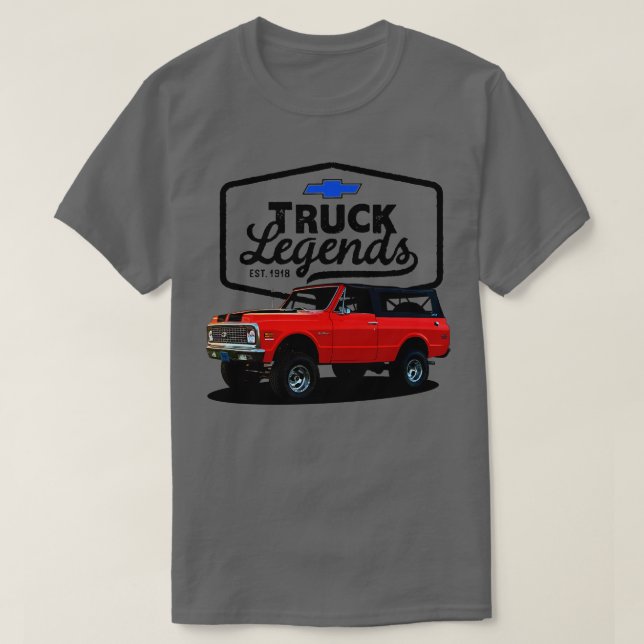 72 Chevy Blazer T-Shirt (Design Front)