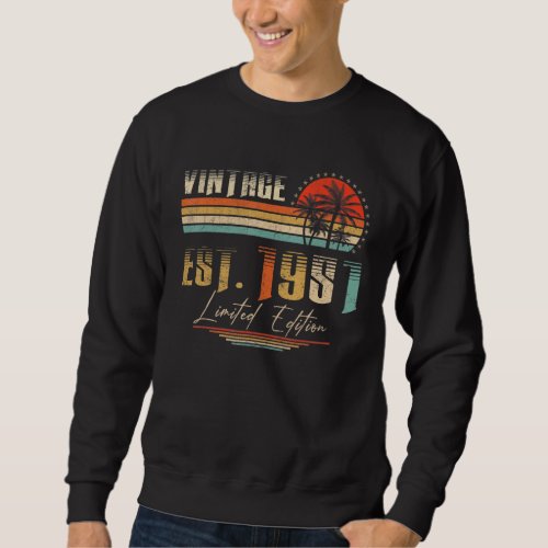 72 Years Old Vintage 1951  72th Birthday Sweatshirt