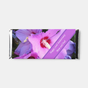 72nd Anniversary Editable Hershey Bar Favors