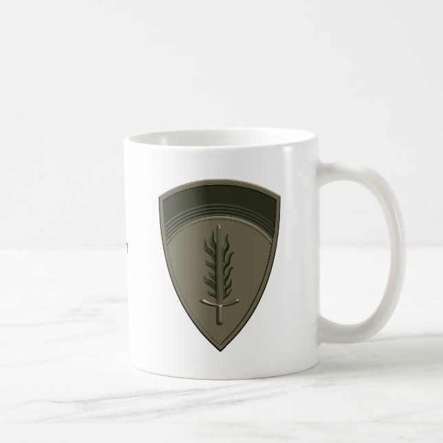 72nd Ordnance Battalion Insignia Patch - Subdued Coffee Mug (Right)