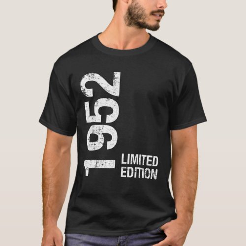 72th Birthday Gifts Men Women 72 Years Old Vintage T_Shirt