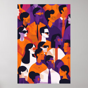 733 Urban Mosaic Everyday Heroes Poster