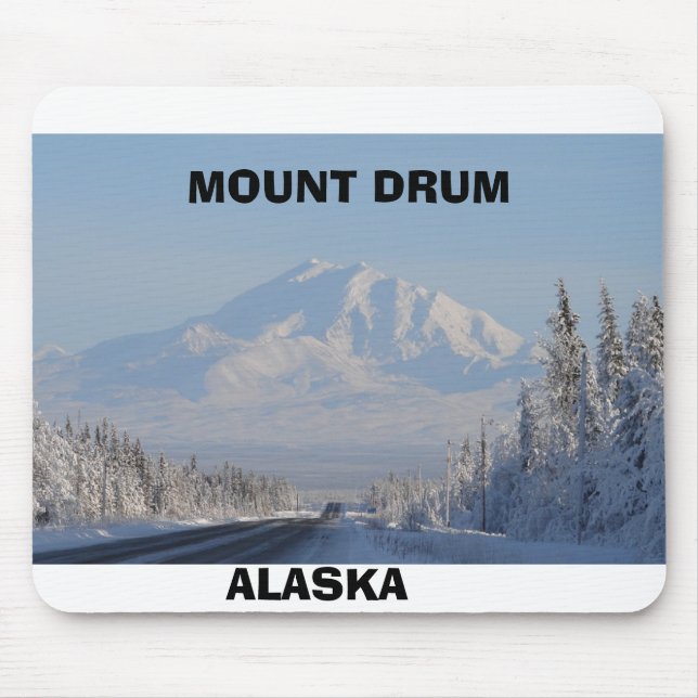 73499609-O, MOUNT DRUM, ALASKA MOUSE PAD (Front)