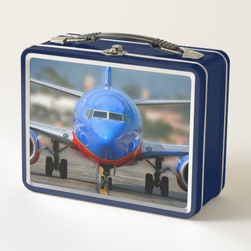737 AIRLINER METAL LUNCH BOX