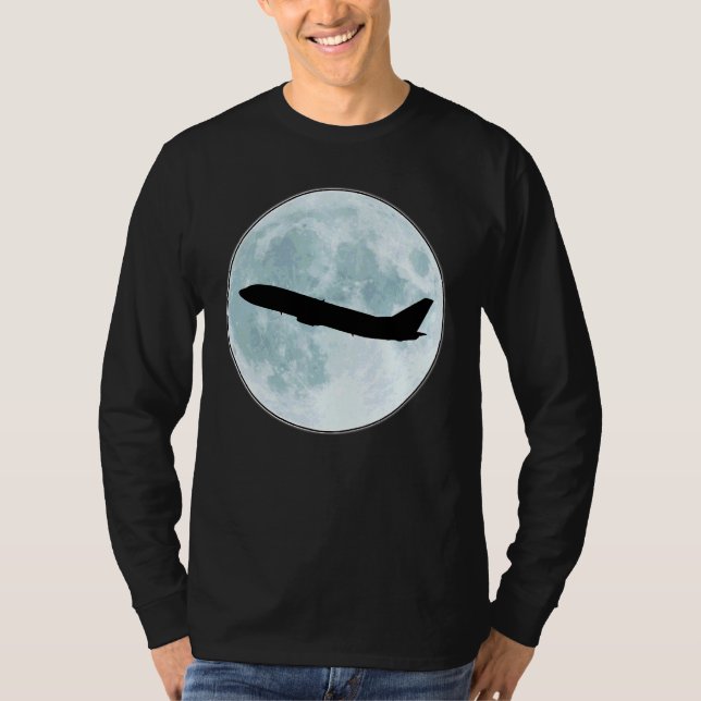 737 Passenger Plane Aviation Plane Spotting T-Shirt (Front)