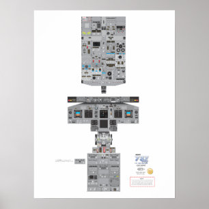 737NG Cockpit Poster