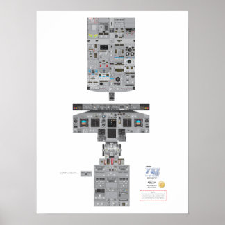 737NG Cockpit Poster