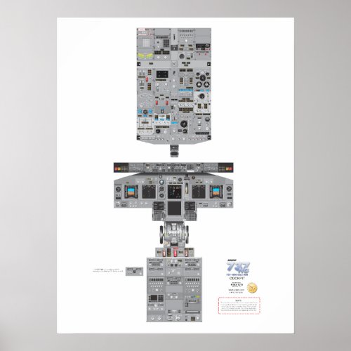 737NG Cockpit Poster