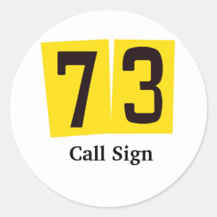 73 Ham Radio Stickers or Name Tags Customize Them