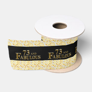 73rd Birthday  Satin Ribbon