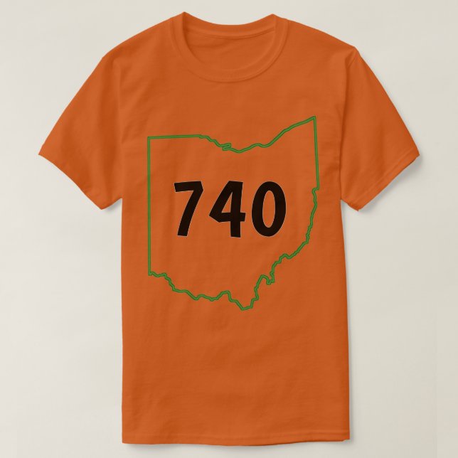 740 Joe burrow Ohio gift T-Shirt (Design Front)