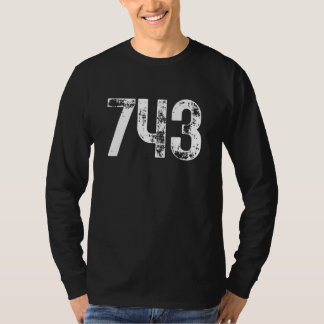 743 Area Code Greensboro NC Mobile Telephone Area T-Shirt