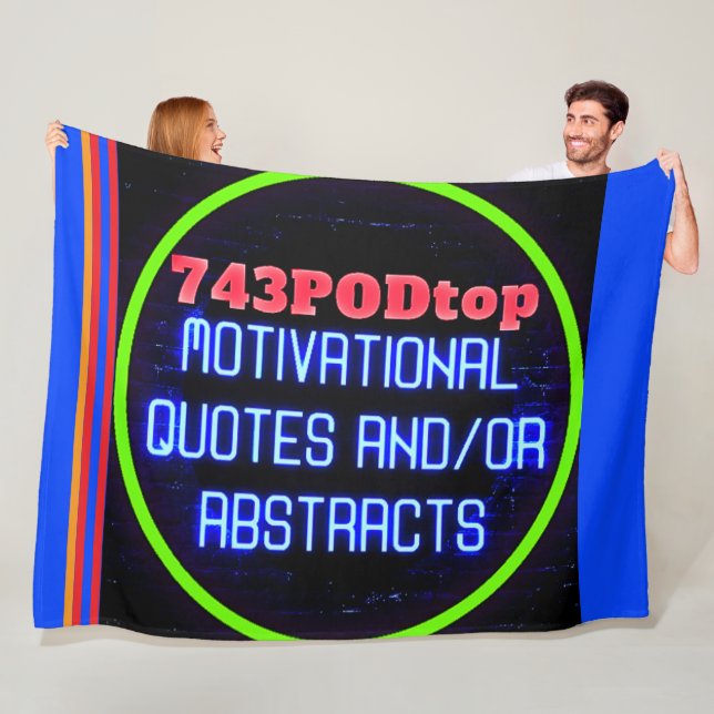 743PODtop Zazzle Store FLEECE BLANKET! Blanket (In Situ)