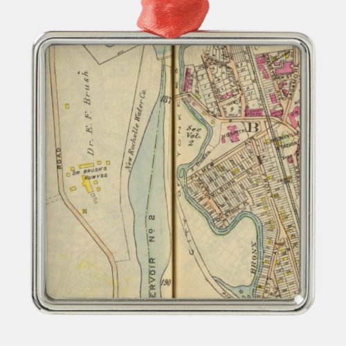 7475 East Chester Bronxville Metal Ornament