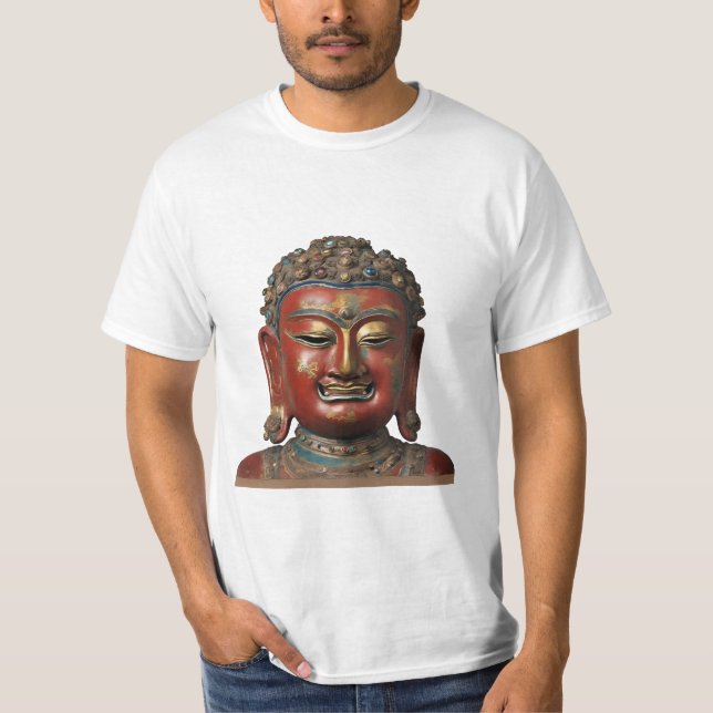 74 Palden Lhamo - Buddhist Shaman Mask T-Shirt (Front)