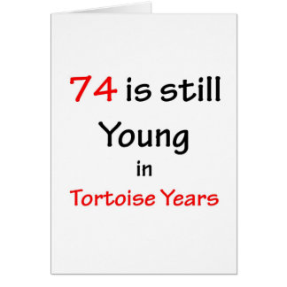 74 Tortoise Years Cards