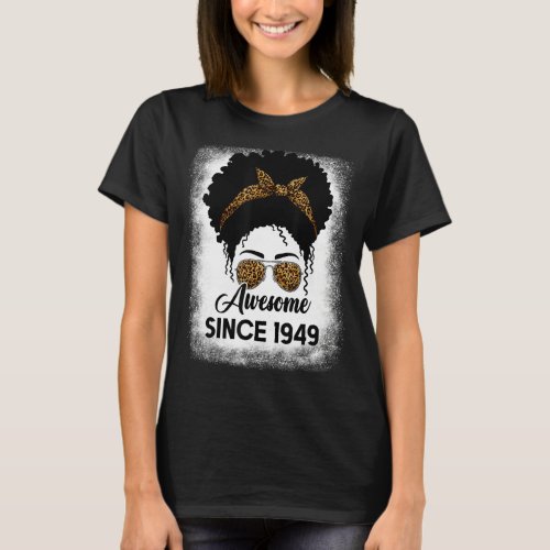 74th Birthday Shirts For Women Awesome Since 1949