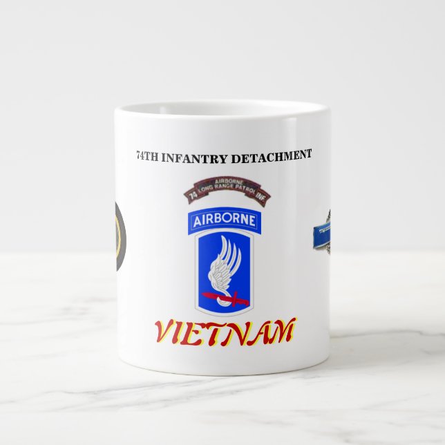 74TH INFANTRY DETACHMENT VIETNAM JUMBO MUG (Front)