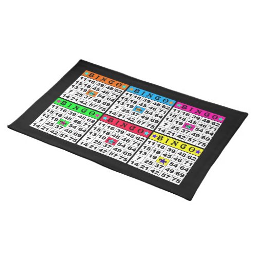 75 Ball Bingo Multi Placemat