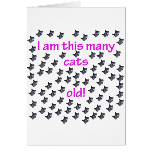 75 Cat Heads Old Cards (Front)