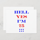 75 Hell yes (Front/Back)