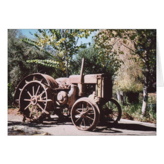 75. Rusty Tractor, California Cards