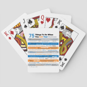 75 Things to Do After You Retire or Sell Business Poker Cards