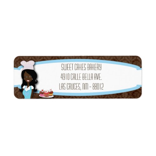 75x225 African American Return Address Label