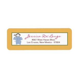 .75"x2.25" Return Address Label Safari Friends