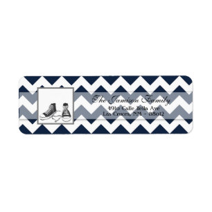 .75"x2.25" Return Address Label Teenage Sneakers