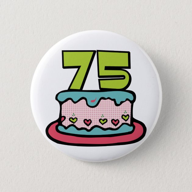 75 Years Loved & Blessed Cake Topper Svg 75th Birthday Cake - Etsy