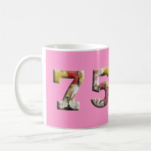 75 Years 75th Birthday Anniversary Milestone Mug