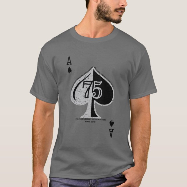 75 Years Ace of Spades T-Shirt (Front)