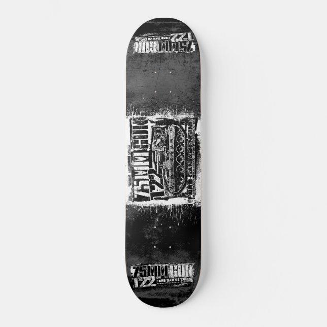 75mm gun T22 Skateboard Skateboard (Front)