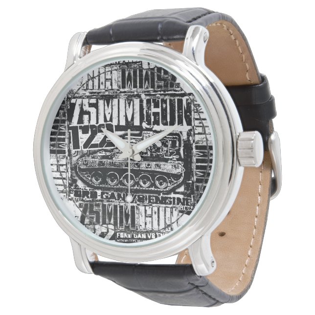 75mm gun T22 Wrist Watch eWatch Watch (Angled)