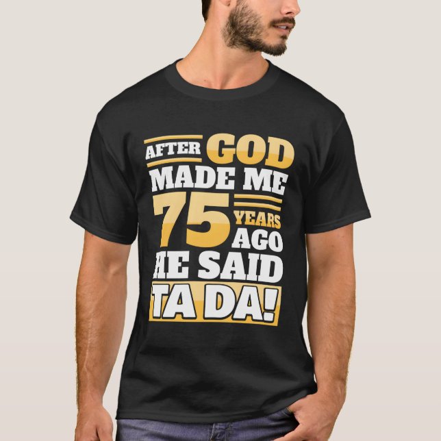 75Th 75 Years T-Shirt (Front)