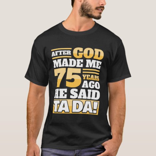 75Th 75 Years T_Shirt