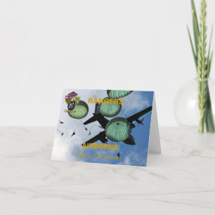 75th airborne rangers iraq vets veterans christma holiday card